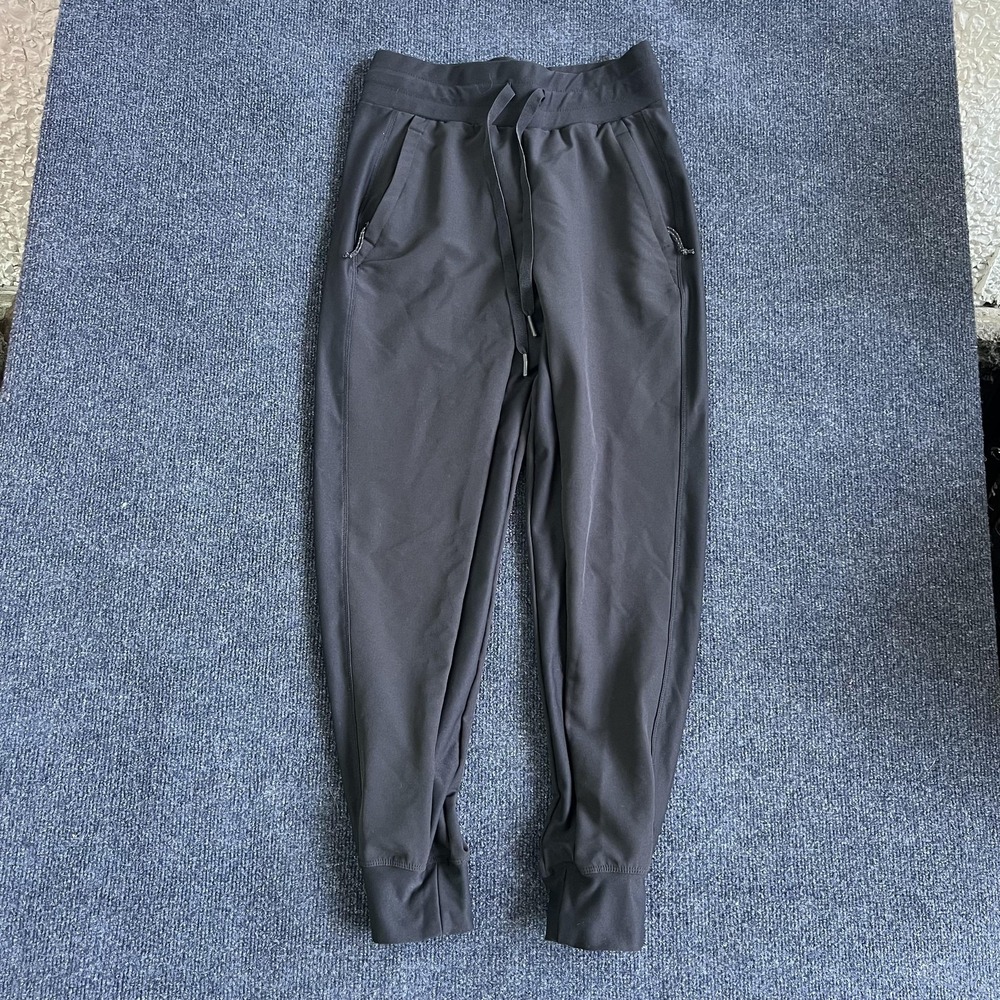 Avalanche Sweatpants Mens‎ Small Black Joggers Elastic Waist Zip Pockets